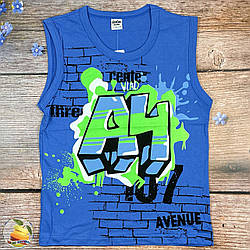 Майка "А4" для хлопчика Розміри: 110,116,122,128 см (01854-3)