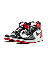 Кросівки Nike Air Jordan 1 Retro High OG Black Toe, фото 3