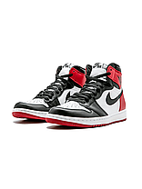 Кросівки Nike Air Jordan 1 Retro High OG Black Toe, фото 4