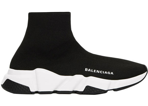 Кросівки Balenciaga Speed Socks Trainer Black White, фото 1