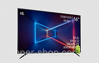 Телевизор Sharp Шарп 56" Smart-TV//DVB-T2/USB АДАПТИВНЫЙ UHD,4K/Android 13.0