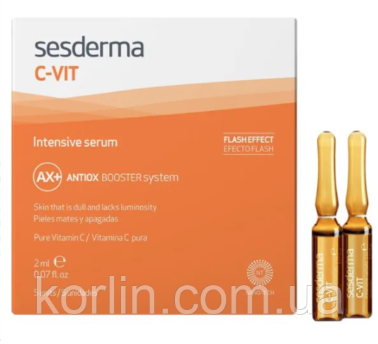 Sesderma C-Vit Intensive Serum Інтенсивна Сироватка від Пігментних Плям 5 амп x 2 мл Доставка з ЄС
