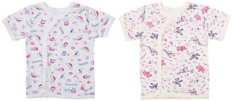 Кофточка для дівчинки з коротким рукавом на кнопках, GABBI