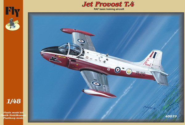 Пластикова модель 1/48 FLY 48019 британський навчально-тренувальний Jet Provost T.4, фото 1
