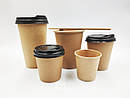 Стакан паперовий крафт Преміум 500 мл, фото 4