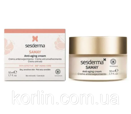 Sesderma Samay Антивіковий Крем Для Обличчя Від Зморшки 50 мл Сесдерма Семей Доставка з ЄС