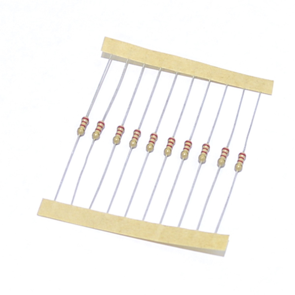Резистор 0,25Вт 220 Ом 5% (2,5х6,8мм), стрічка Royal Ohm / уп.10шт, фото 1