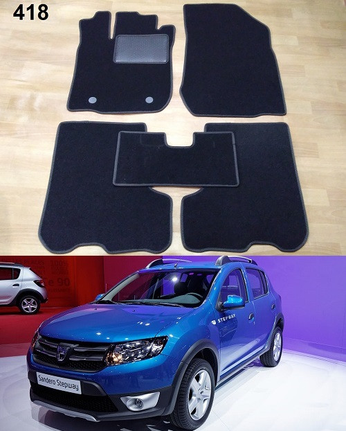 Ворсові килимки на Dacia Sandero Stepway 2 12-20