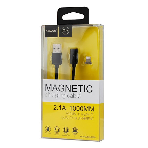 Кабель Qihang Lightning C3670 для iPhone магнітний 1 м