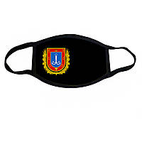 Маска защитная на лицо лого Украина герб Одесской области 12*17 см (ms355 _1)