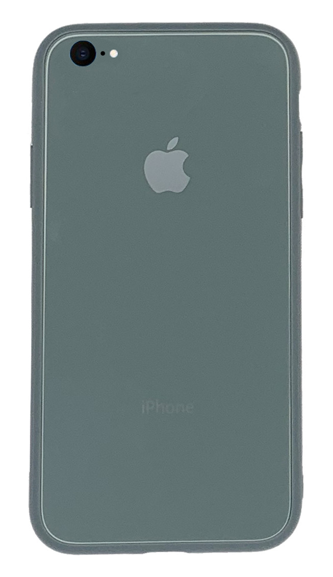 Чохол скляний Glass case для IPhone 6/6s (12) Pine Green зелений