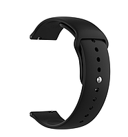 Ремешок DK Silicone Sport Band 20mm для Смарт-Часов Huawei, Samsung, Xiaomi (011908) (black)