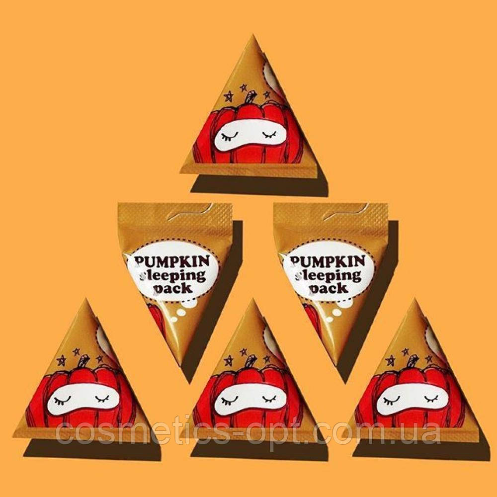 Нічна маска з екстрактом гарбуза TOO COOL FOR SCHOOL PUMPKIN SLEEPING PACK, 2 мл, фото 1
