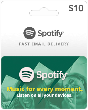 Spotify 10$ Premium Gift Card (1 месяц), US-регион, фото 1