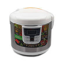 Мультиварка DOMOTEC MS-7724 Steel Silver (5л, 11прог. 900Вт)