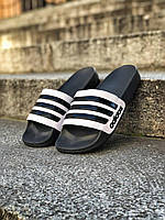 Мужские шлепанцы Adidas Slippers Black White