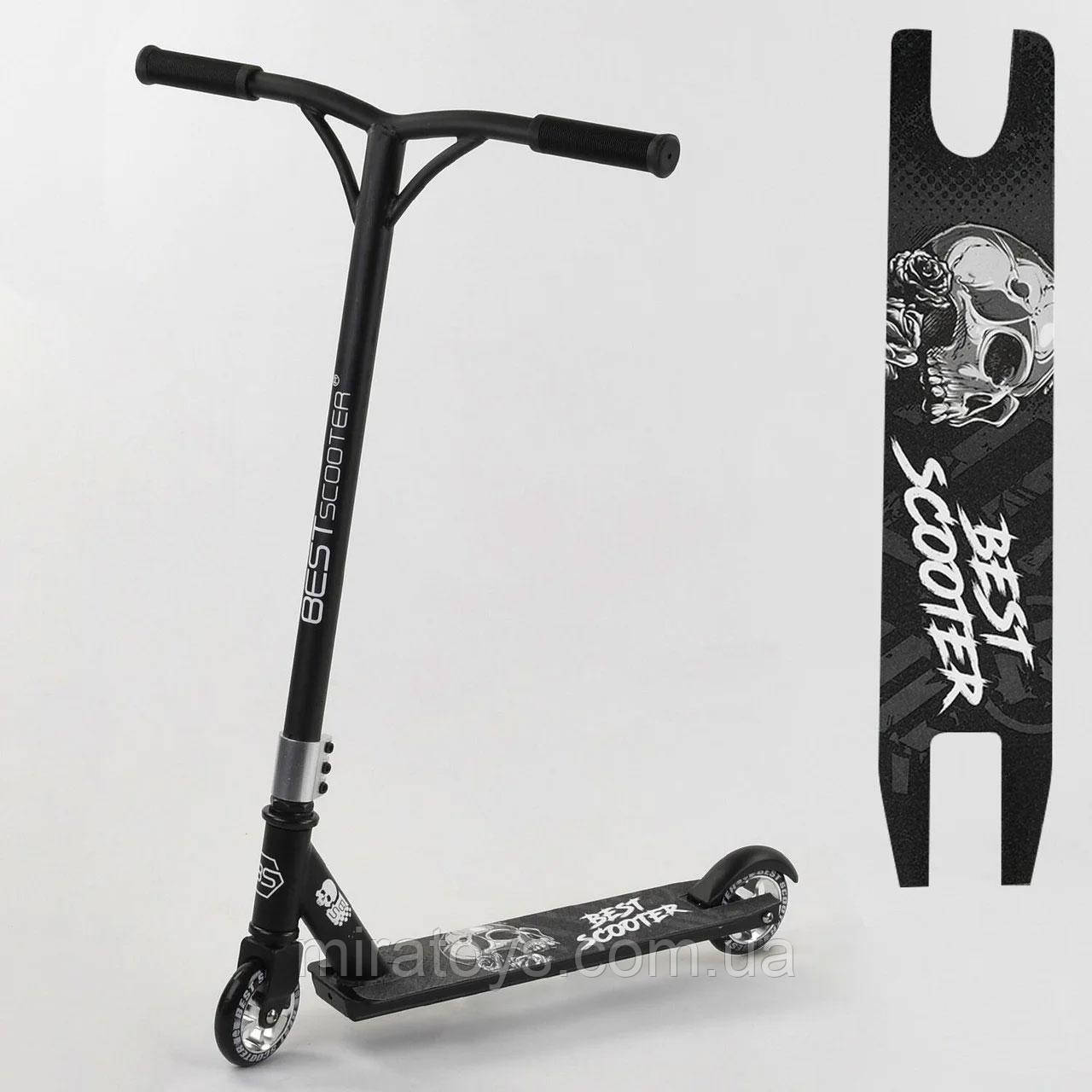 Самокат трюковий 30903 Best Scooter з PU колесами, алюмінієвою рамою, d коліс = 10 см, фото 1