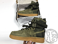 Женские кроссовки Nike Special Field Air Force 1 Olive Gum 859202-339