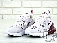 Женские кроссовки Nike Air Max 270 Pink/Vintage Wine-White AH6789-601