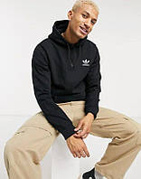 Мужская толстовка с капюшоном, худи Adidas (Адидас) черная