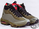 Чоловічі кросівки Nike Air Max 95 Sneakerboot Dark Loden/Black Cargo/Khaki 806809-300, фото 3