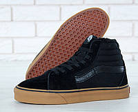 Мужские зимние кеды Vans SK8-High Fur Winter Black Gum (с мехом) VN000VHGB9 размер 42