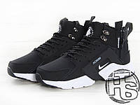 Мужские кроссовки Nike Air Huarache x ACRONYM City MID LEA Black/White 856787-001