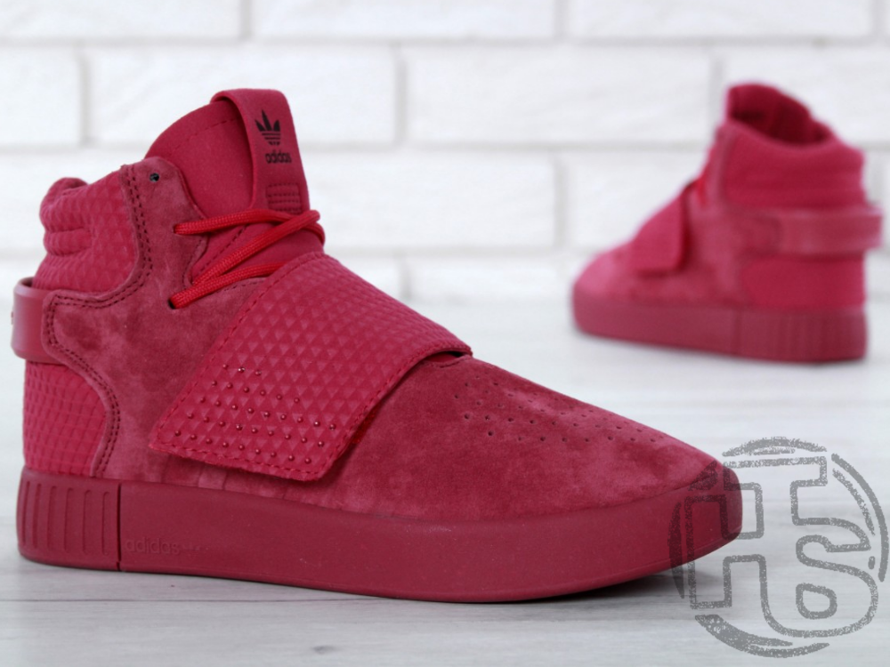 Adidas tubular top invader triple red