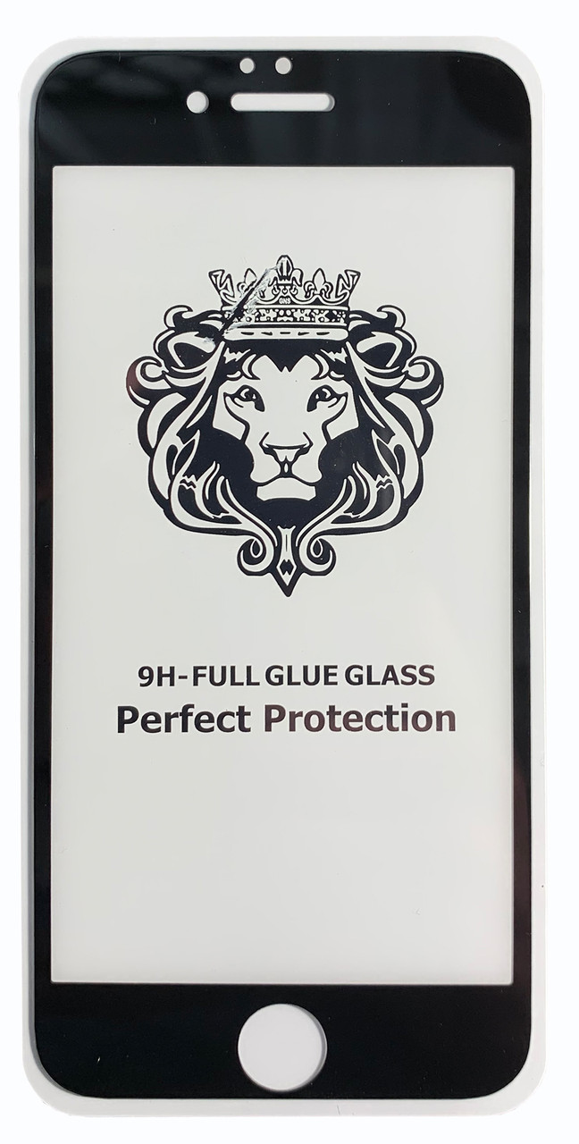 Захисне скло NoName 5D для iPhone 6 Чорне (тех. упаковка), фото 1