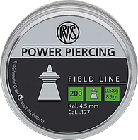 Кулі RWS Power Piercing 4.50 мм, 0.58 р, 200шт