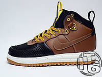 Мужские кроссовки Nike Lunar Force 1 Duckboot Black Light British Tan Gold 805899-004