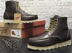 Зимові черевики Red Wing USA Classic Moc 6-inch Boot 8424890 Charcoal 8890 (позов. хутро)