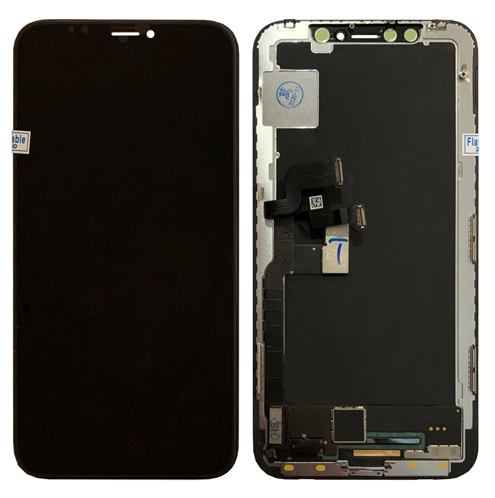 Дисплей (модуль) iPhone X (A1865/A1901/A1902) Чорний ОРИГИНАЛ (Замінено скло)