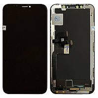 Дисплей (модуль) iPhone X (A1865/A1901/A1902) Чорний ОРИГИНАЛ (Замінено скло)