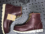 Зимові черевики Red Wing USA Classic Moc 6-inch Boot 8424890 Bordo 8856 (позов. хутро), фото 8