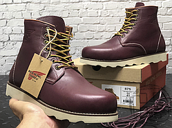 Зимові черевики Red Wing USA Rover 6-inch boot 8424890 Bordo 2952 (позов. хутро)