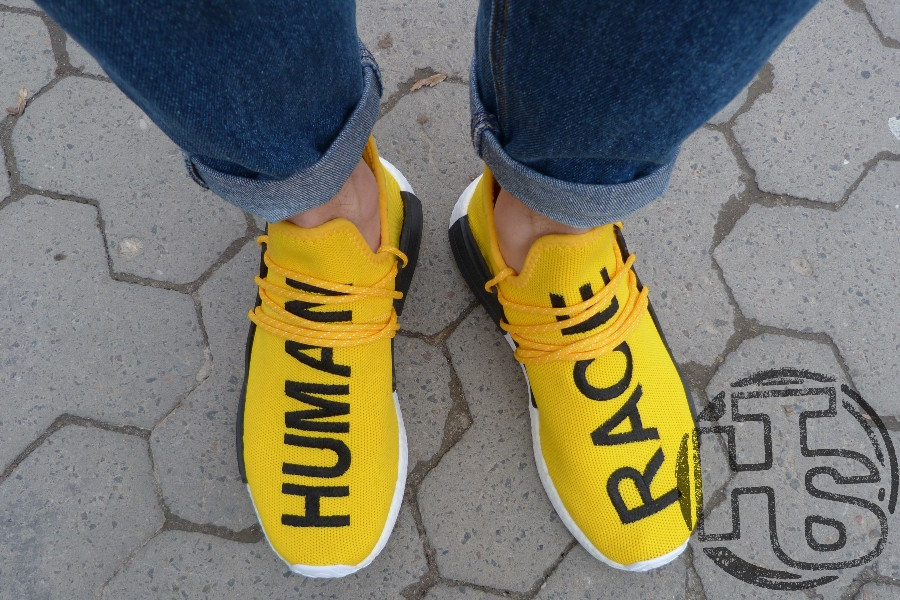 Yellow cheap pharrell shoes