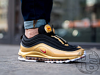 Мужские кроссовки Nike Air Max 97 Black Metallic Gold AT5458-002