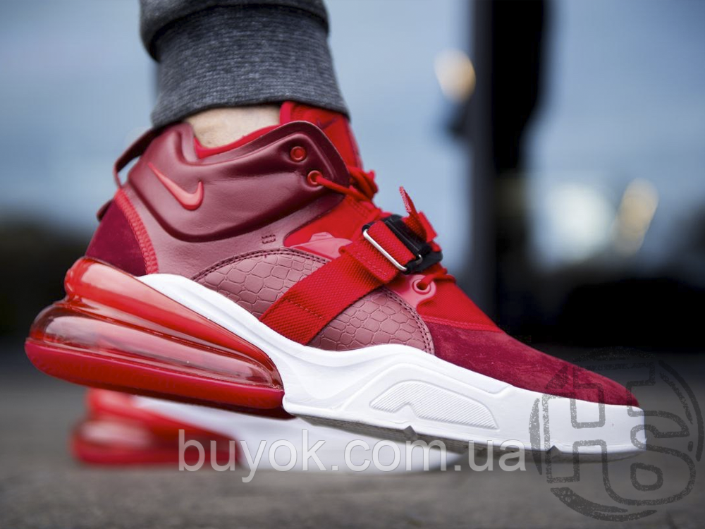 Чоловічі кросівки Nike Air Force 270 Red Croc White AH6772-600