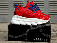 Женские кроссовки Versace Chain Reaction 2 Chainz Red DSU7071 D7CTG D65 37