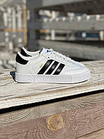 Женские кроссовки Adidas Sambarose White/Black