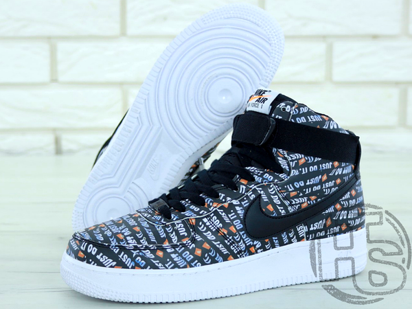Air force 1 high just do it black 2025
