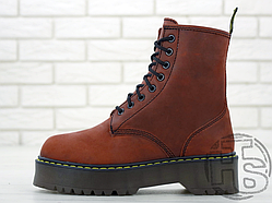 Жіночі черевики Dr.Martens Jadon Bordo Boots (з хутром)