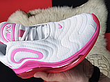 Жіночі кросівки Nike Air Max 720 White Pink Rise Laser Fuchsia AR9293-103, фото 5