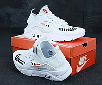 Жіночі кросівки Off White x Nike Air Huarache Ultra in White AA3841-100 40