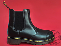 Женские ботинки Dr Martens Chelsea 2976 Yellow Stitch Black 22227001