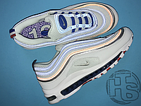 Мужские кроссовки Nike Air Max 97 Game Royal Metallic Silver University Red 921826-404