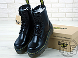 Жіночі черевики Dr.Martens Jadon Black Polished Smooth Boots 15265001, фото 2
