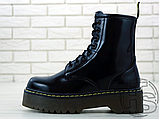 Жіночі черевики Dr.Martens Jadon Black Polished Smooth Boots 15265001, фото 4