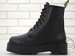 Жіночі черевики Dr.Martens Jadon Mono Total Black Boots (з хутром)